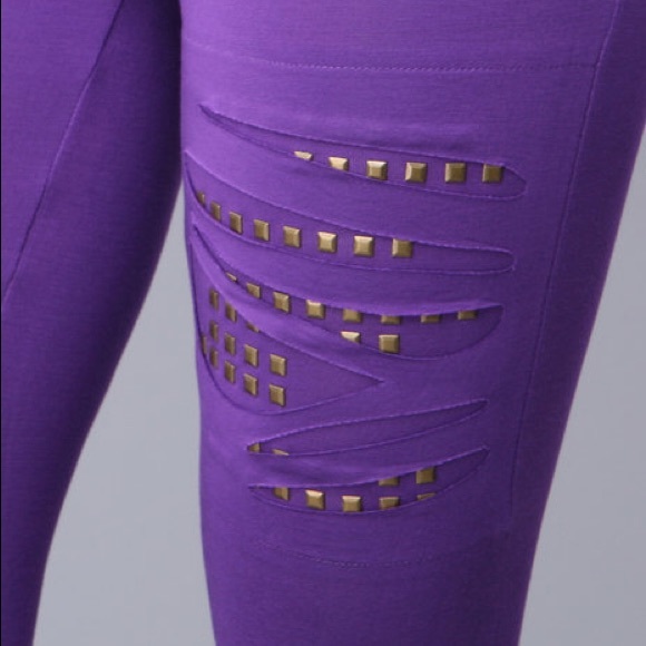 New Apple Bottoms Legging in Purple Size M - Picture 2 of 9